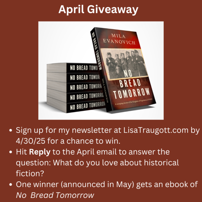 No Bread Tomorrow – Interview and Giveaway